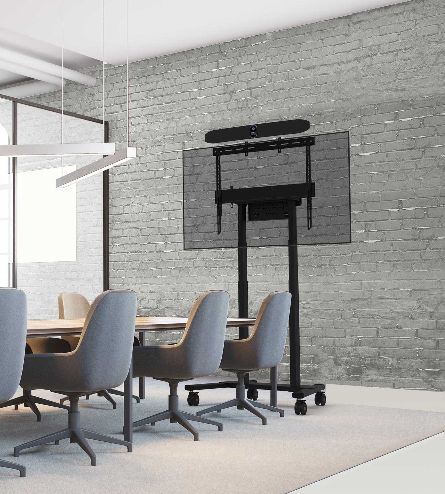 Een universele oplossing voor het bevestigen van videobars