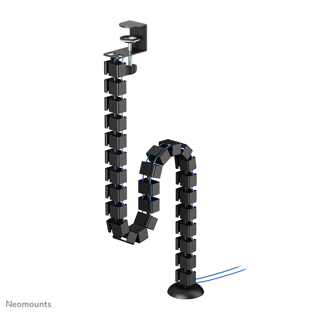 Neomounts ADS06-131BL Kabelgeleider - modulaire segmenten - klembevestiging - universeel - zwart