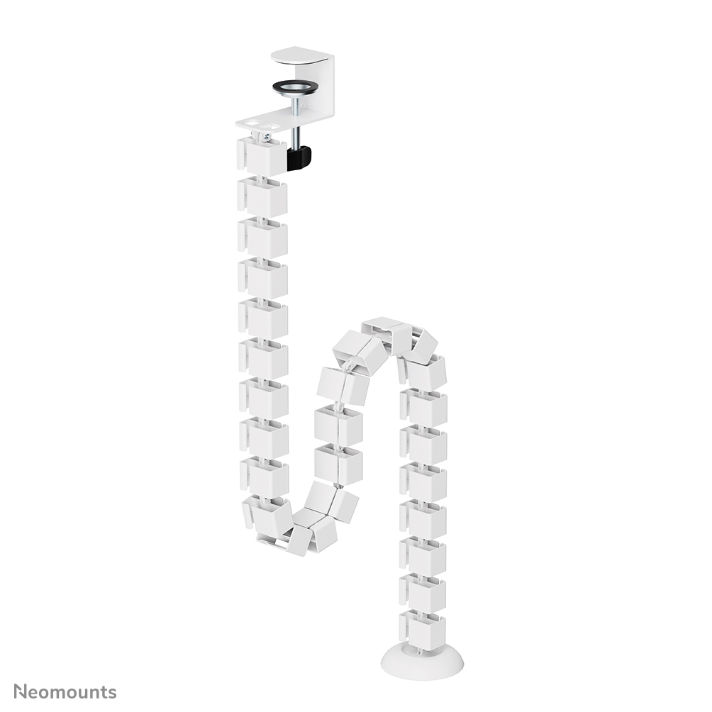 Neomounts ADS06-131WH Kabelgeleider - modulaire segmenten - klembevestiging - universeel - wit