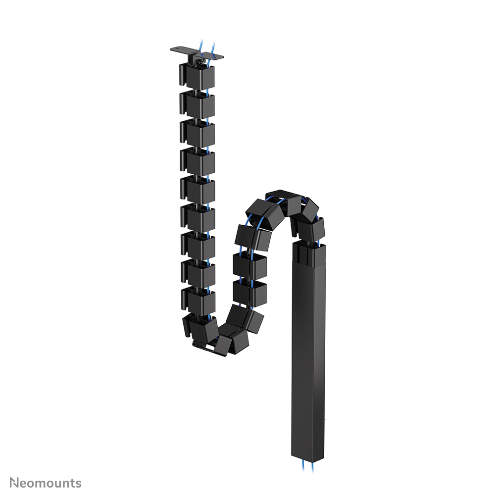 Neomounts ADS06-133BL Kabelgeleider - modulaire segmenten - schroefbevestiging - magnetische kabelgoot - universeel - zwart