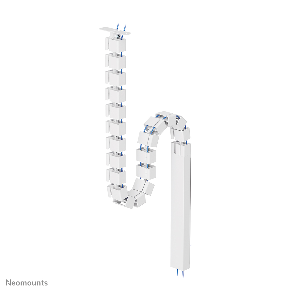 Neomounts ADS06-133WH Kabelgeleider - modulaire segmenten - schroefbevestiging - magnetische kabelgoot - universeel - wit