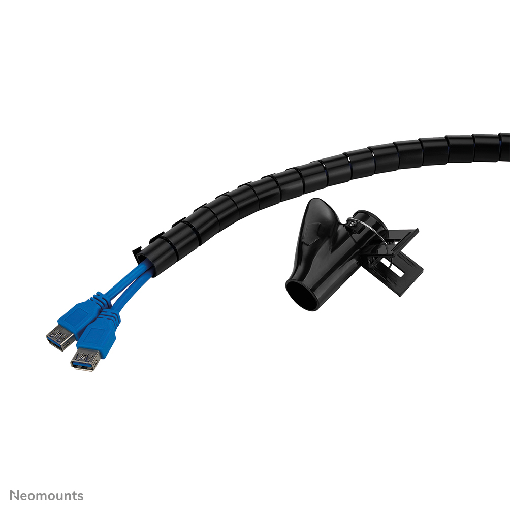 Neomounts ADS06-141BL Kabelspiraal - voor 1-4 kabels - 20 mm - universeel - zwart