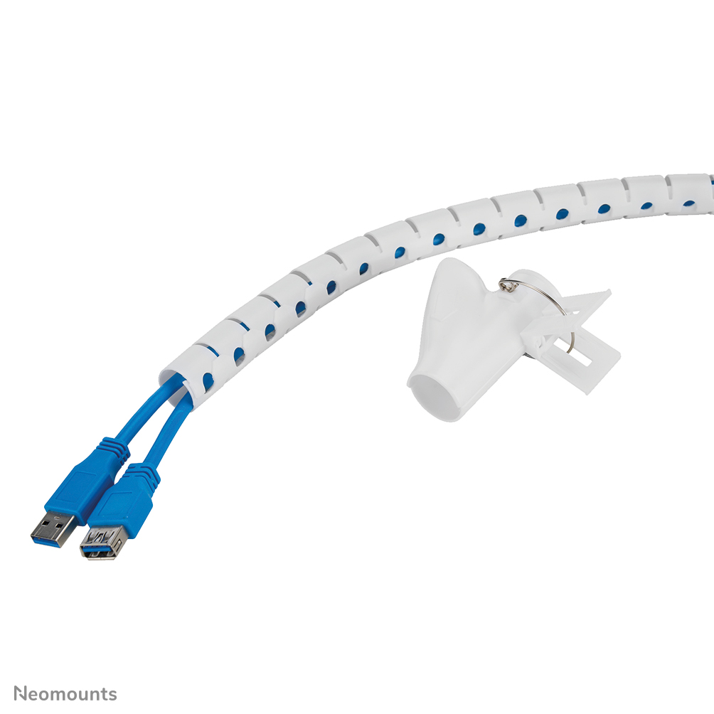Neomounts ADS06-141WH Kabelspiraal - voor 1-4 kabels - 20 mm - universeel - wit