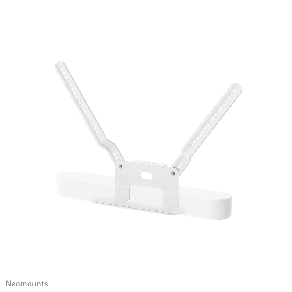 Neomounts AV35-726WH1 TV-beugel voor Sonos Beam - eenvoudige installatie - voor montage aan tv - wit