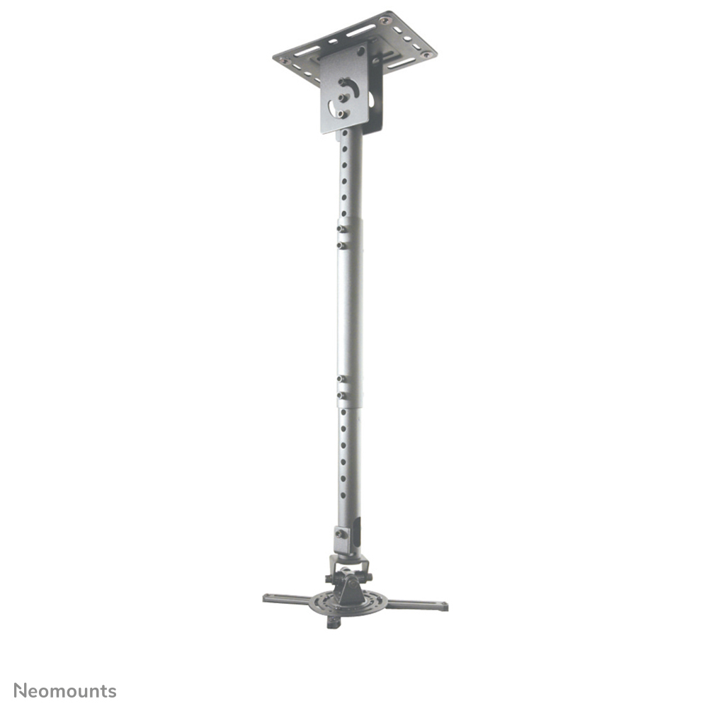 Neomounts by Newstar BEAMER-C100SILVER is een universele plafondsteun voor beamers en projectoren.