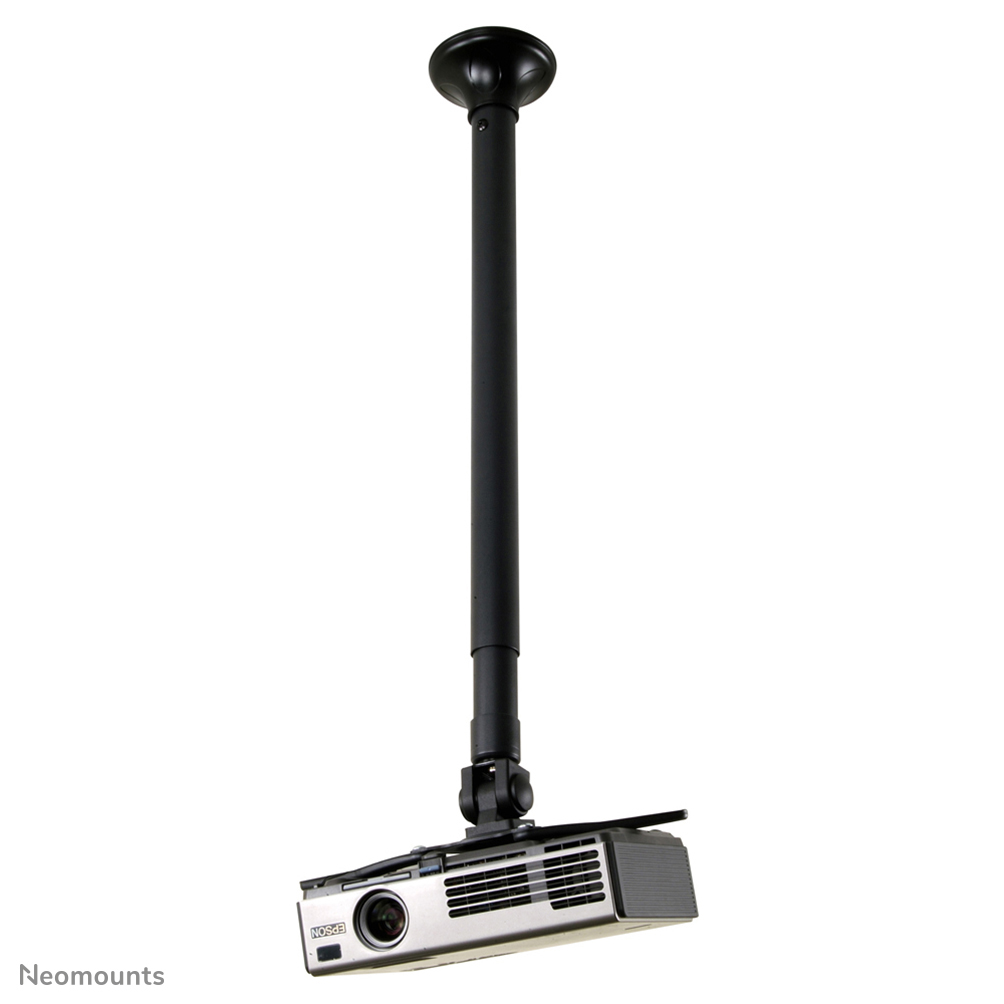 Neomounts by Newstar BEAMER-C350BLACK is een universele plafondsteun voor beamers en projectoren.