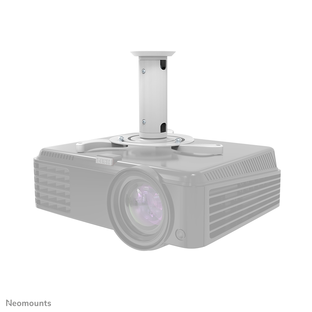 Neomounts by Newstar BEAMER-C80WHITE is een universele plafondsteun voor beamers en projectoren.