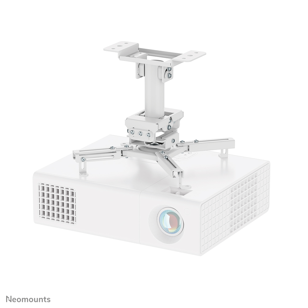Neomounts CL25-530WH1 Beamer plafondbeugel - max 45 kg - h 25,5 cm - Easy Install-model - full motion - wit