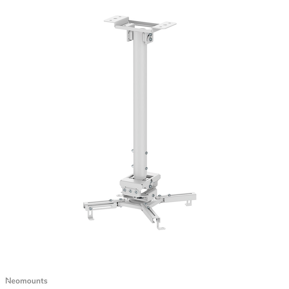 Neomounts CL25-540WH1 Beamer plafondbeugel - max 35 kg - h 60,5-90,5 cm - Easy Install-model - full motion - wit