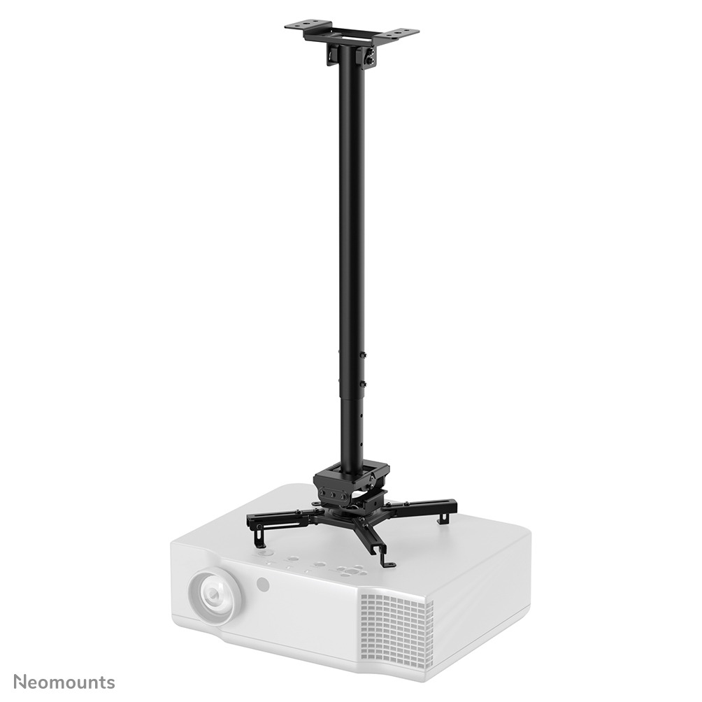 Neomounts by Newstar CL25-550BL1 universele projector plafondsteun, hoogteverstelbaar (74,5-114,5 cm) - Zwart