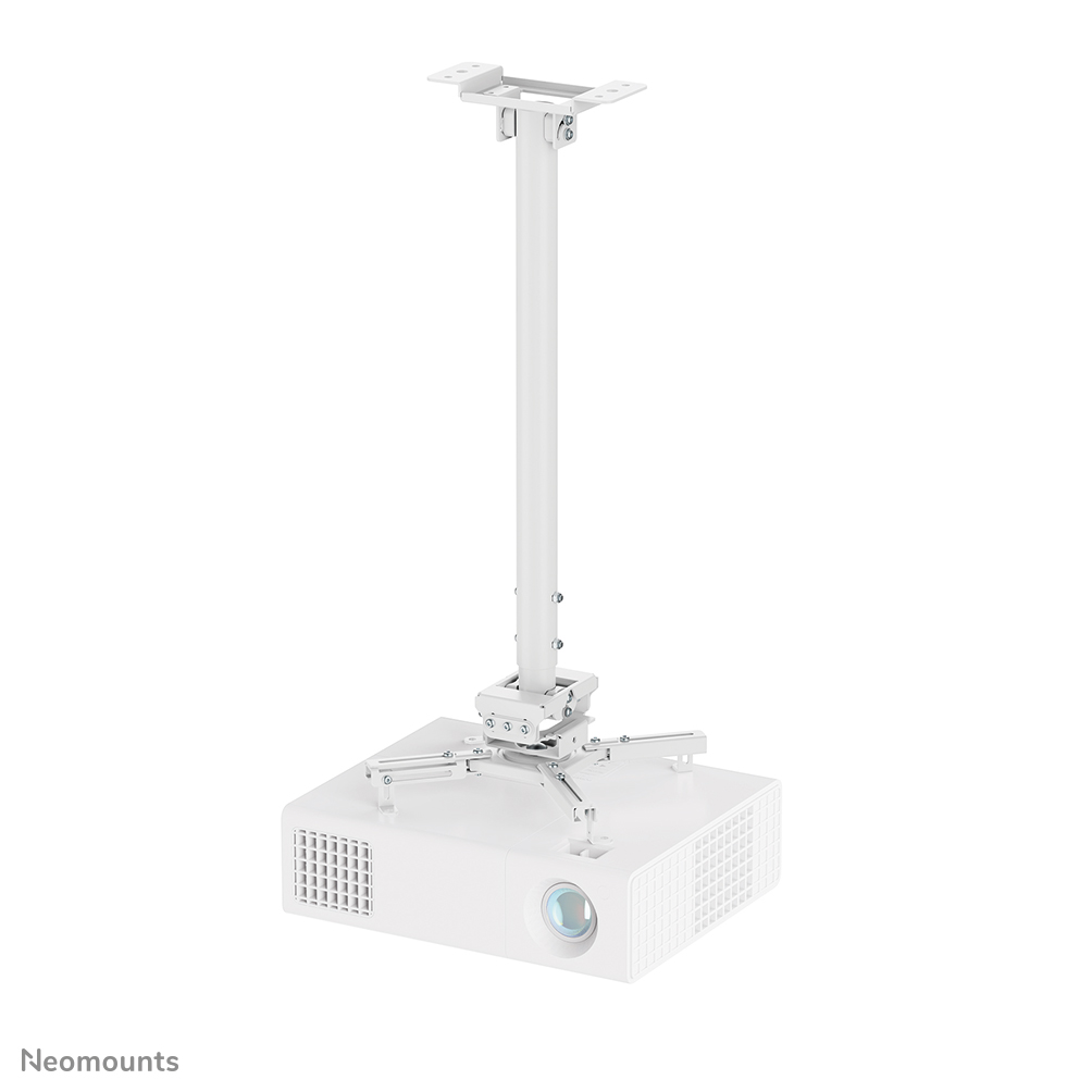 Neomounts CL25-550WH1 Beamer plafondbeugel - max 35 kg - h 74,5-114,5 cm - Easy Install-model - full motion - wit
