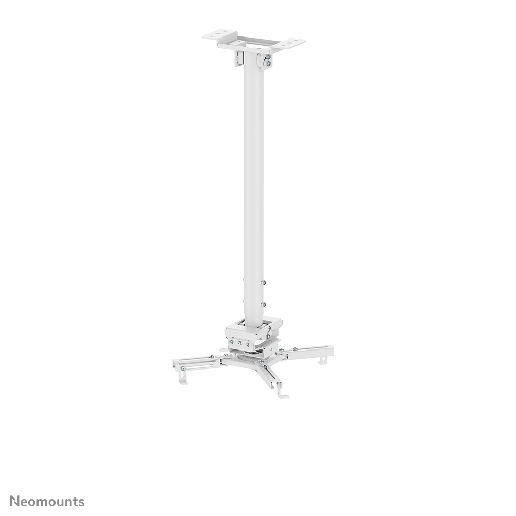 Neomounts CL25-550WH1 Beamer plafondbeugel - max 35 kg - h 74,5-114,5 cm - Easy Install-model - full motion - wit