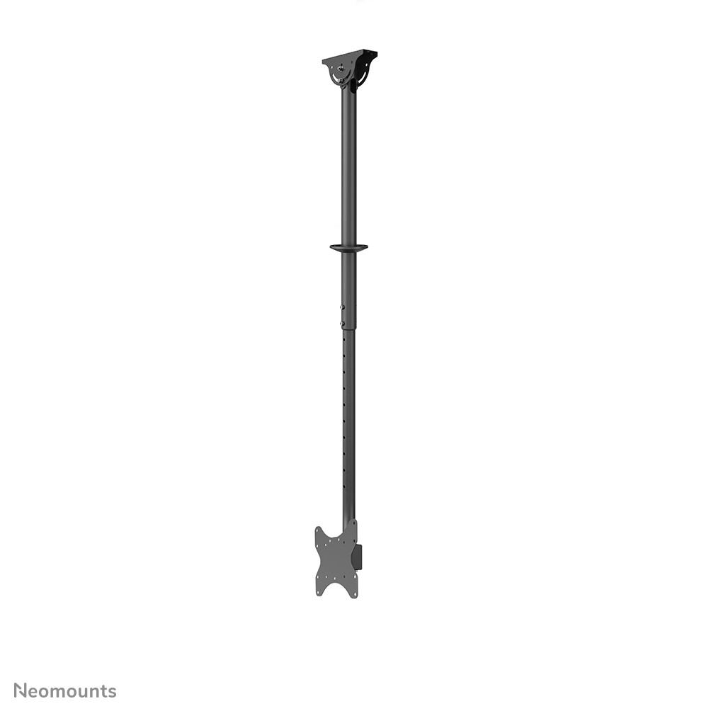 Neomounts CL35-340BL12 Monitor/TV-beugel plafond 1 scherm - 23-42" - max 50 kg - VESA 100x100-200x200 - h 106-156 cm - zwart