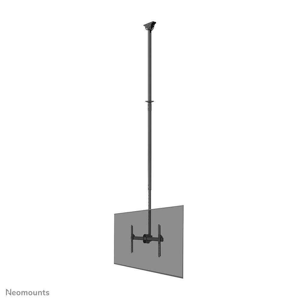 Neomounts CL35-440BL16XL Monitor/TV-beugel plafond 1 scherm - 37-70" - max 50 kg - VESA 200x200-600x400 - h 250-300 cm - zwart