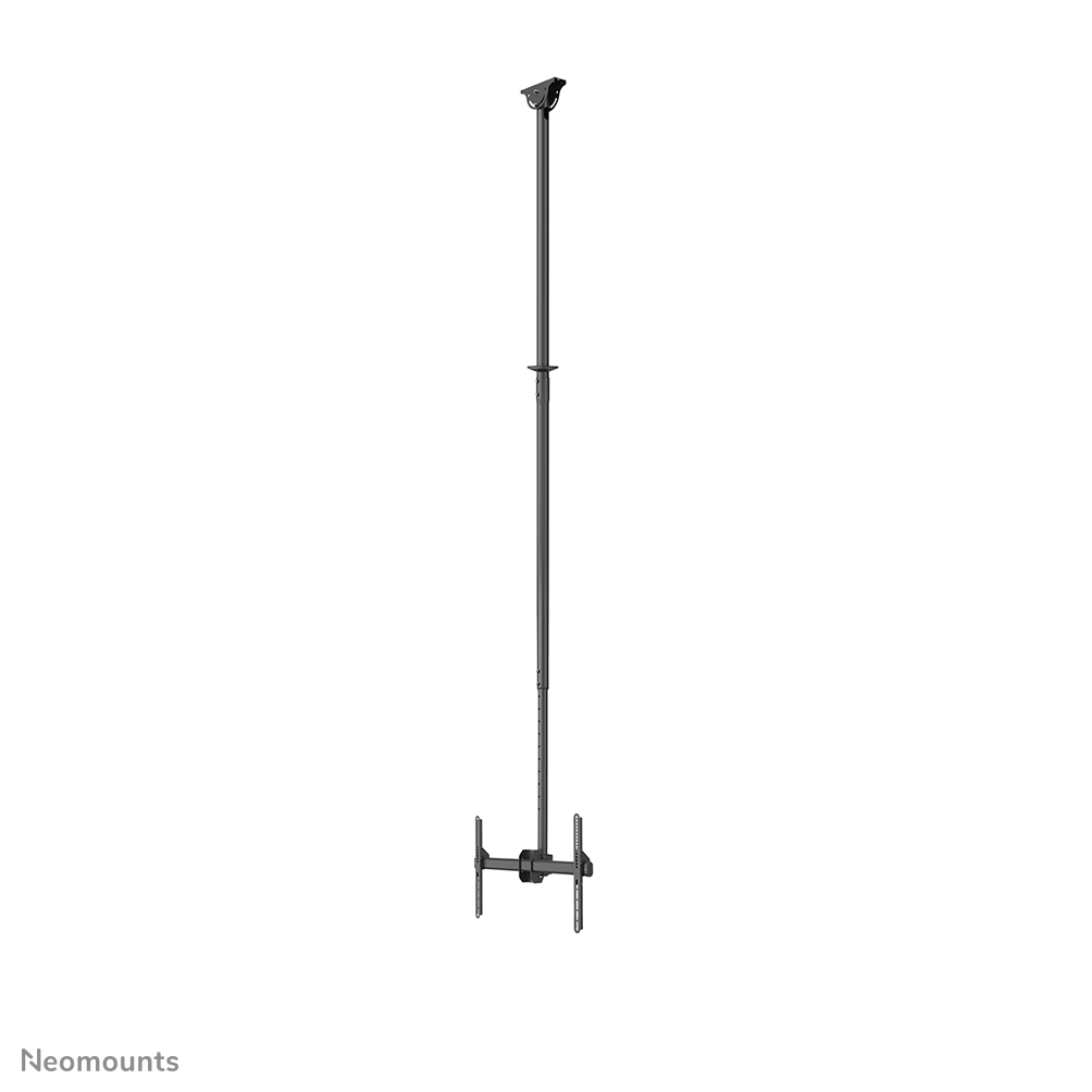 Neomounts CL35-440BL16XL Monitor/TV-beugel plafond 1 scherm - 37-70" - max 50 kg - VESA 200x200-600x400 - h 250-300 cm - zwart