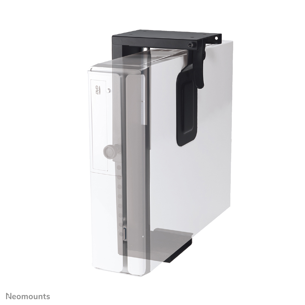 Neomounts by Newstar CPU-D075BLACK is een steun waarmee u een PC of thin client aan het bureau bevestigt.
