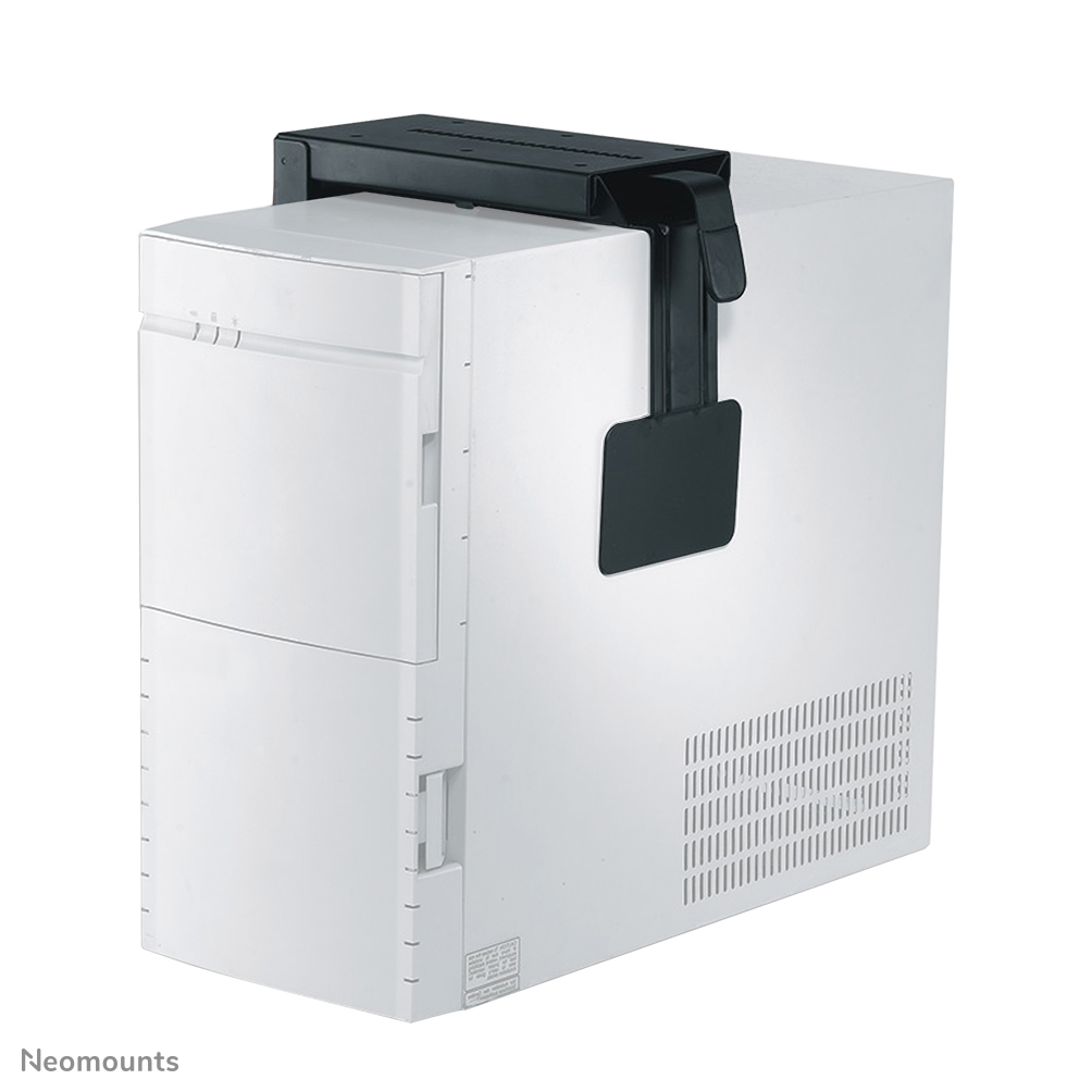 Neomounts by Newstar CPU-D100BLACK is een steun waarmee u een PC onder het bureau bevestigt.