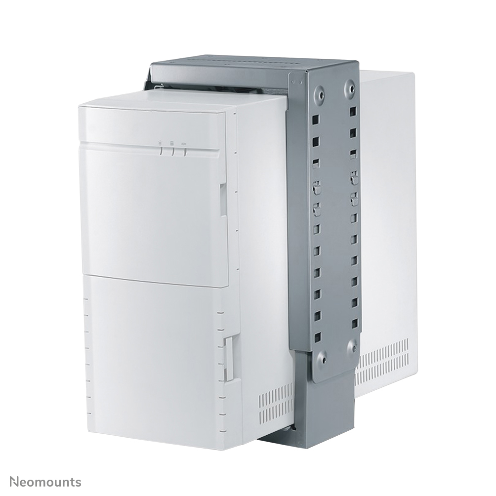 Neomounts by Newstar CPU-D100SILVER is een steun waarmee u een PC of thin client aan het bureau bevestigt.