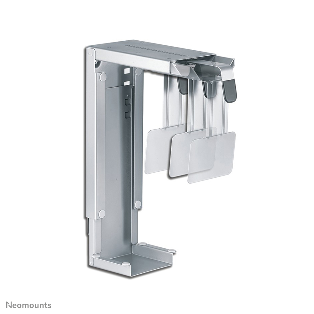Neomounts by Newstar CPU-D100SILVER is een steun waarmee u een PC of thin client aan het bureau bevestigt.