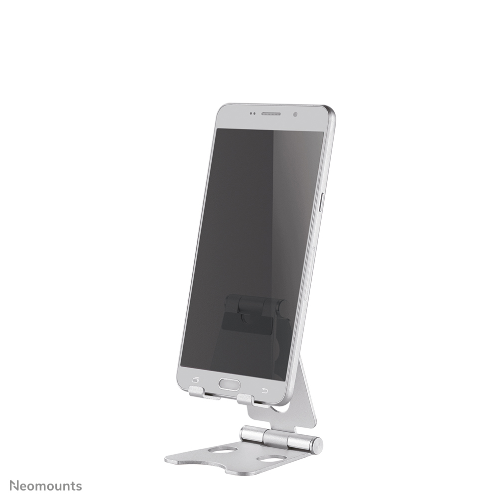 Neomounts DS10-150SL1 Telefoonstandaard tot 4.7" - opvouwbaar - universeel - zilver