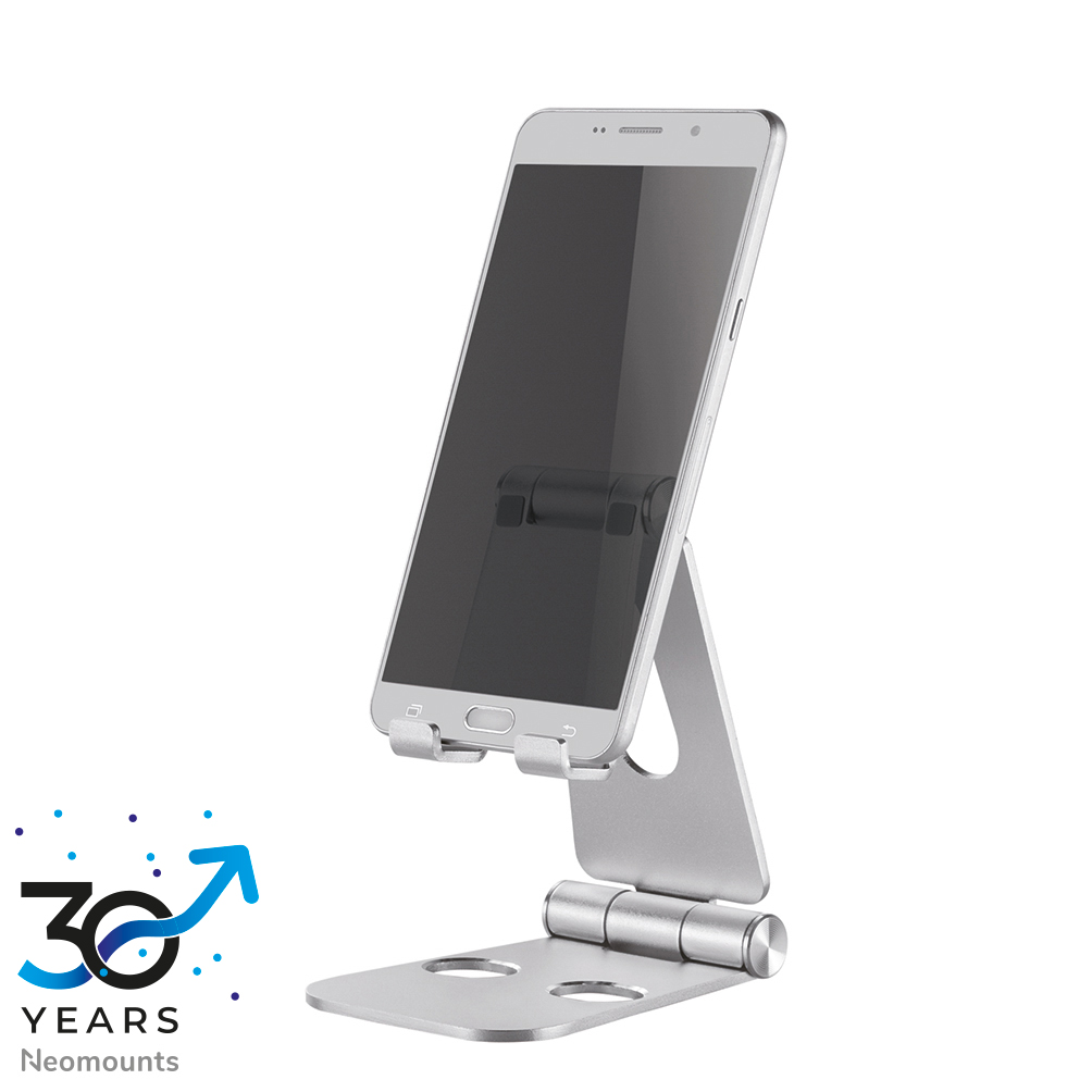 Neomounts DS10-160SL1 Telefoonstandaard tot 7" - opvouwbaar - universeel - zilver