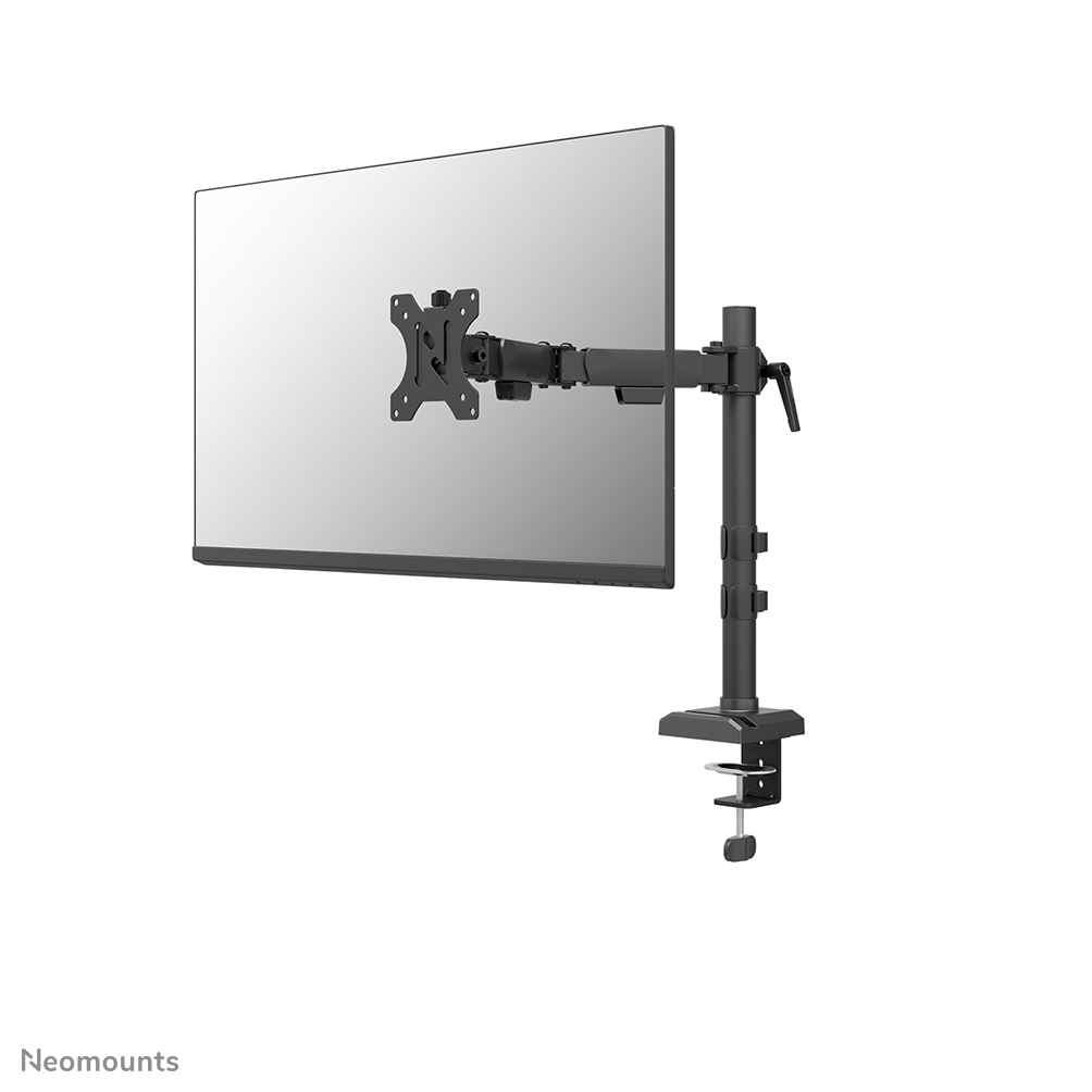 Neomounts NERO DS60-600BL1 Monitorarm 1 scherm - 10-32" - 0-8 kg - Quick-fix - 180°-stop - 100% plasticvrije verpakking - zwart