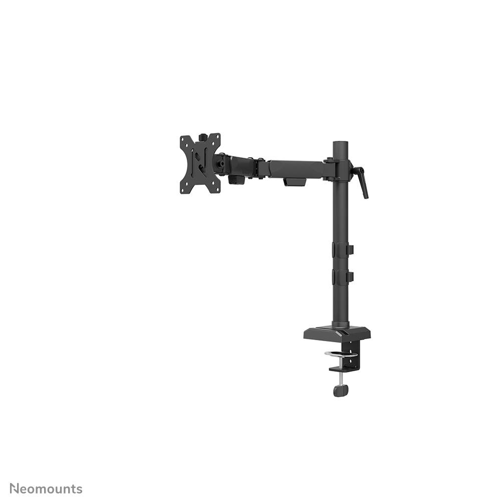 Neomounts NERO DS60-600BL1 Monitorarm 1 scherm - 10-32" - 0-8 kg - Quick-fix - 180°-stop - 100% plasticvrije verpakking - zwart