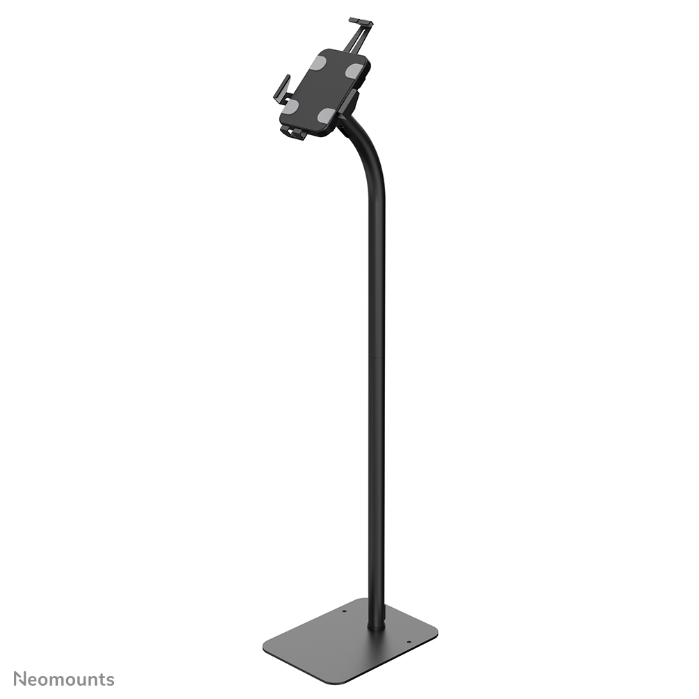 Neomounts FL15-625BL1 Tablet vloerstandaard - 7.9-11" - 130° kantelbaar - 360° roteerbaar - vergrendelbaar (incl. veiligheidsschroef, excl. slot) - vastzetbaar - geschikt voor iPad/iPad Air 9.7" - zwart