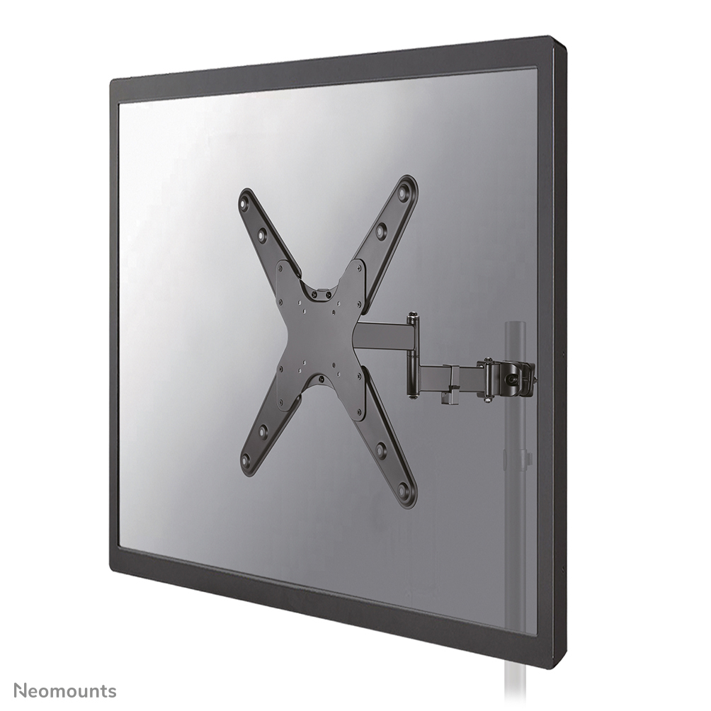 Neomounts FL40-450BL14 full motion TV-paalsteun (Ø28-50 mm) voor 32-55" schermen - Zwart