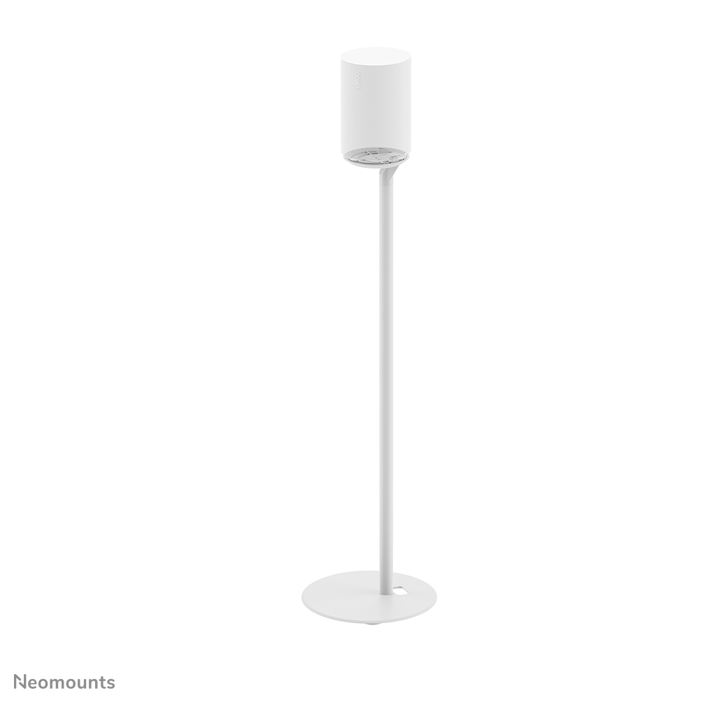 Neomounts FL45-721WH1 Vloerstandaard voor Sonos Era 100 - 85 cm hoogte - voetplaat 25 cm - kabelmanagement - wit