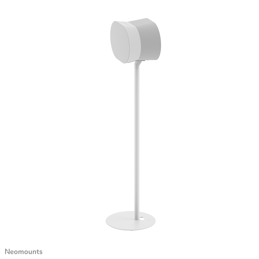 Neomounts FL45-723WH1 Vloerstandaard voor Sonos Era 300 - 85 cm hoogte - voetplaat 25 cm - kabelmanagement - wit