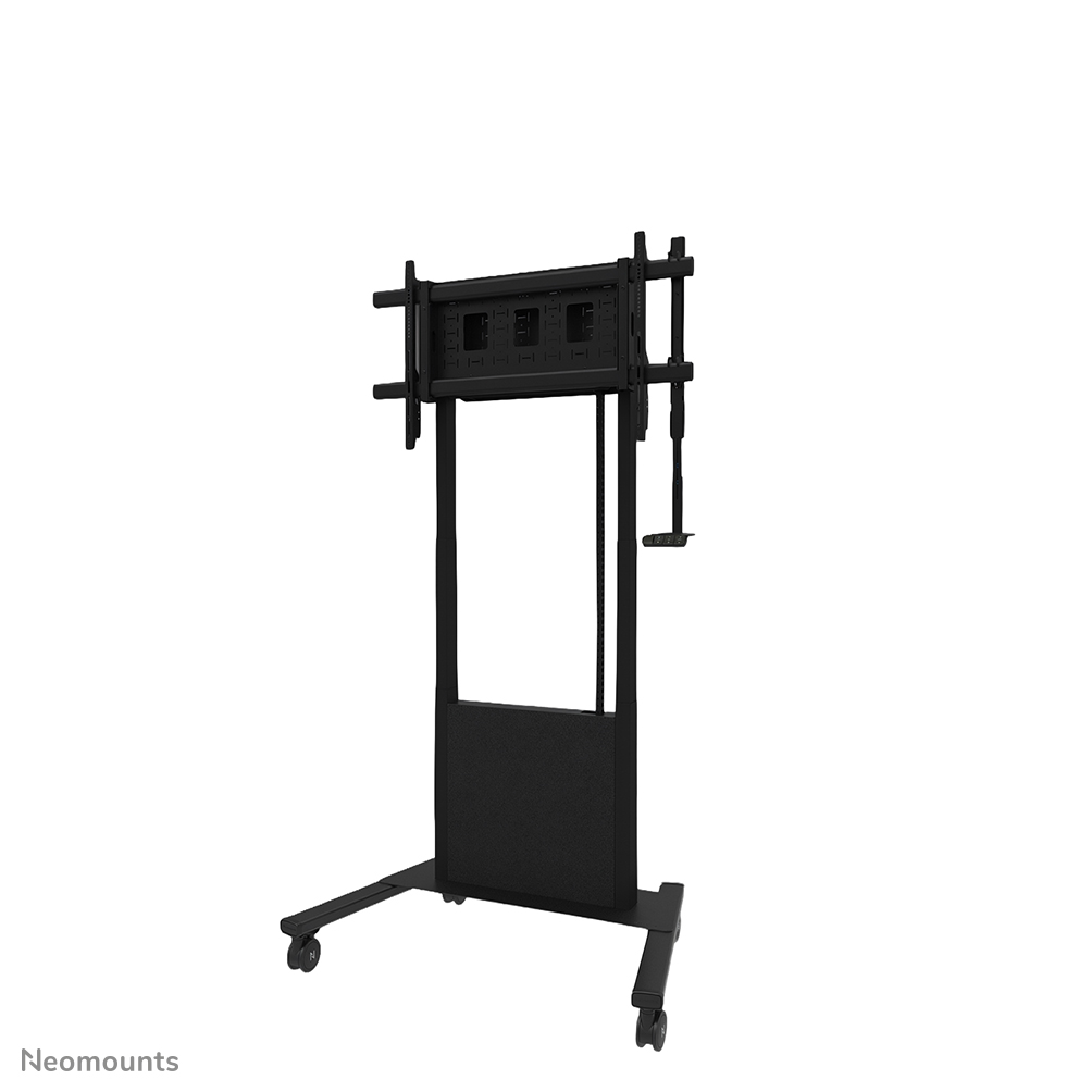 Neomounts MOVE Lift X FL55-885BL1 TV Trolley - 65-105" - max 120 kg - gemotoriseerde hoogteverstelling 125,4-235,4 cm - 50 mm/sec - VESA 200x200-1000x600 - vergrendelbaar - zwart