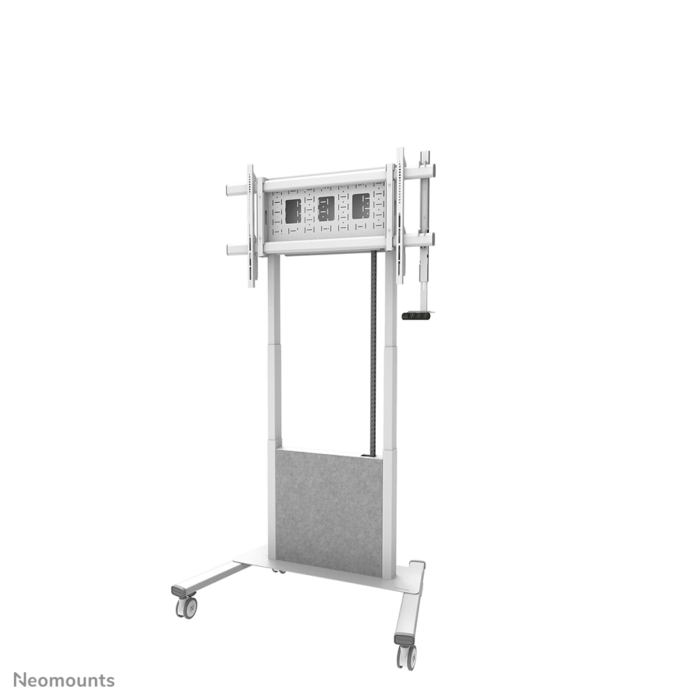 Neomounts MOVE Lift X FL55-885BL1 TV Trolley - 65-105" - max 120 kg - gemotoriseerde hoogteverstelling 125,4-235,4 cm - 50 mm/sec - VESA 200x200-1000x600 - vergrendelbaar - zwart