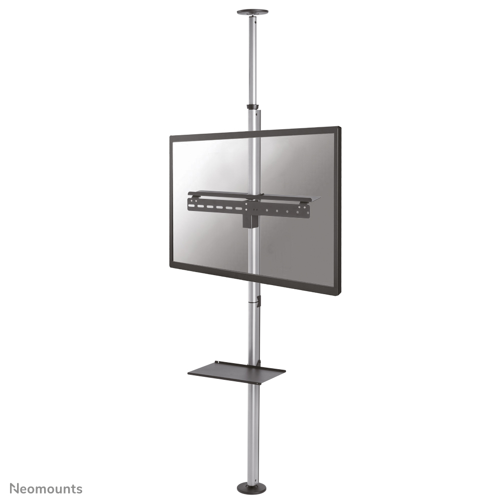 Neomounts FPMA-CF200SILVER is een vloer-tot-plafondsteun voor flat screens tussen 37" en 70".