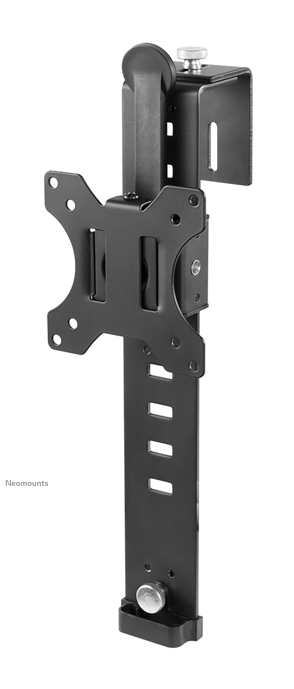 Neomounts by Newstar FPMA-CH100BLACK is een monitorarm die over een scheidingswand gehangen worden voor flat screens t/m 30".