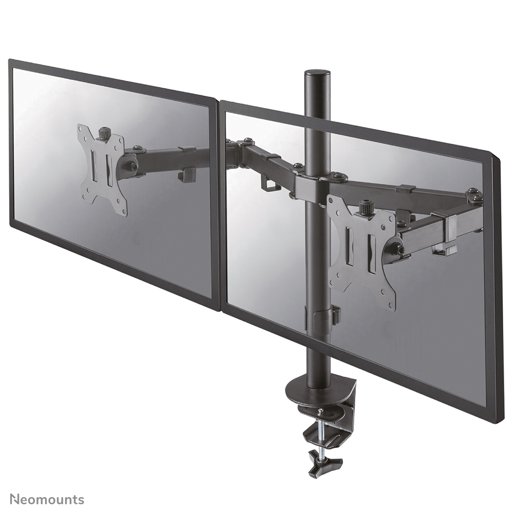 Neomounts by Newstar FPMA-D550DBLACK is een monitorarm voor 2 flat screens t/m 32" - Zwart