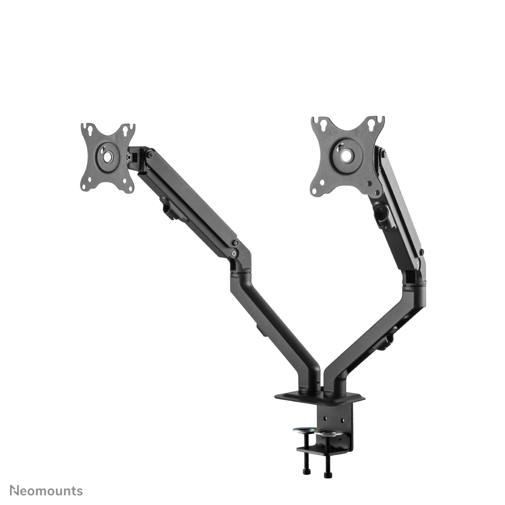 Neomounts FPMA-D650DBLACK Monitorarm 2 schermen - 17-27" - 2-7 kg/scherm - mechanische veer - zwart