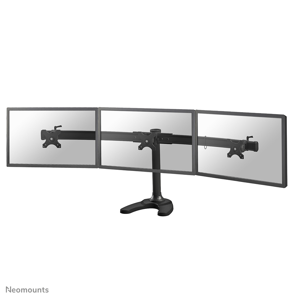 Neomounts FPMA-D700DD3 Monitorstandaard 3 schermen - 10-27" - 0-8 kg/scherm - zwart
