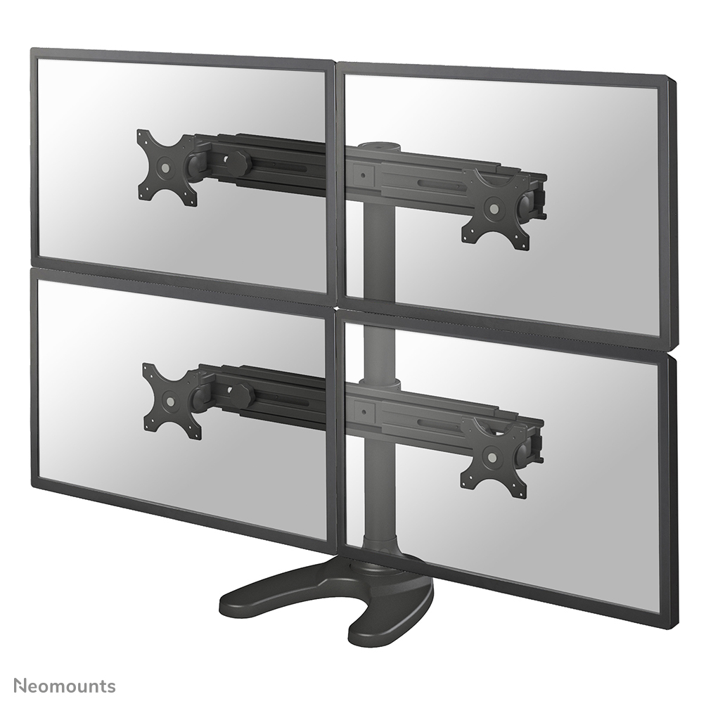 Neomounts FPMA-D700DD4 Monitorstandaard 4 schermen - 19-30" - 0-8 kg/scherm - zwart