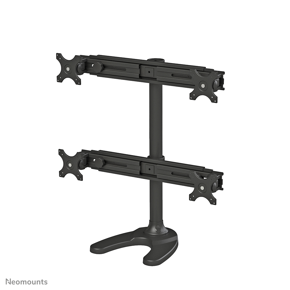 Neomounts FPMA-D700DD4 Monitorstandaard 4 schermen - 19-30" - 0-8 kg/scherm - zwart