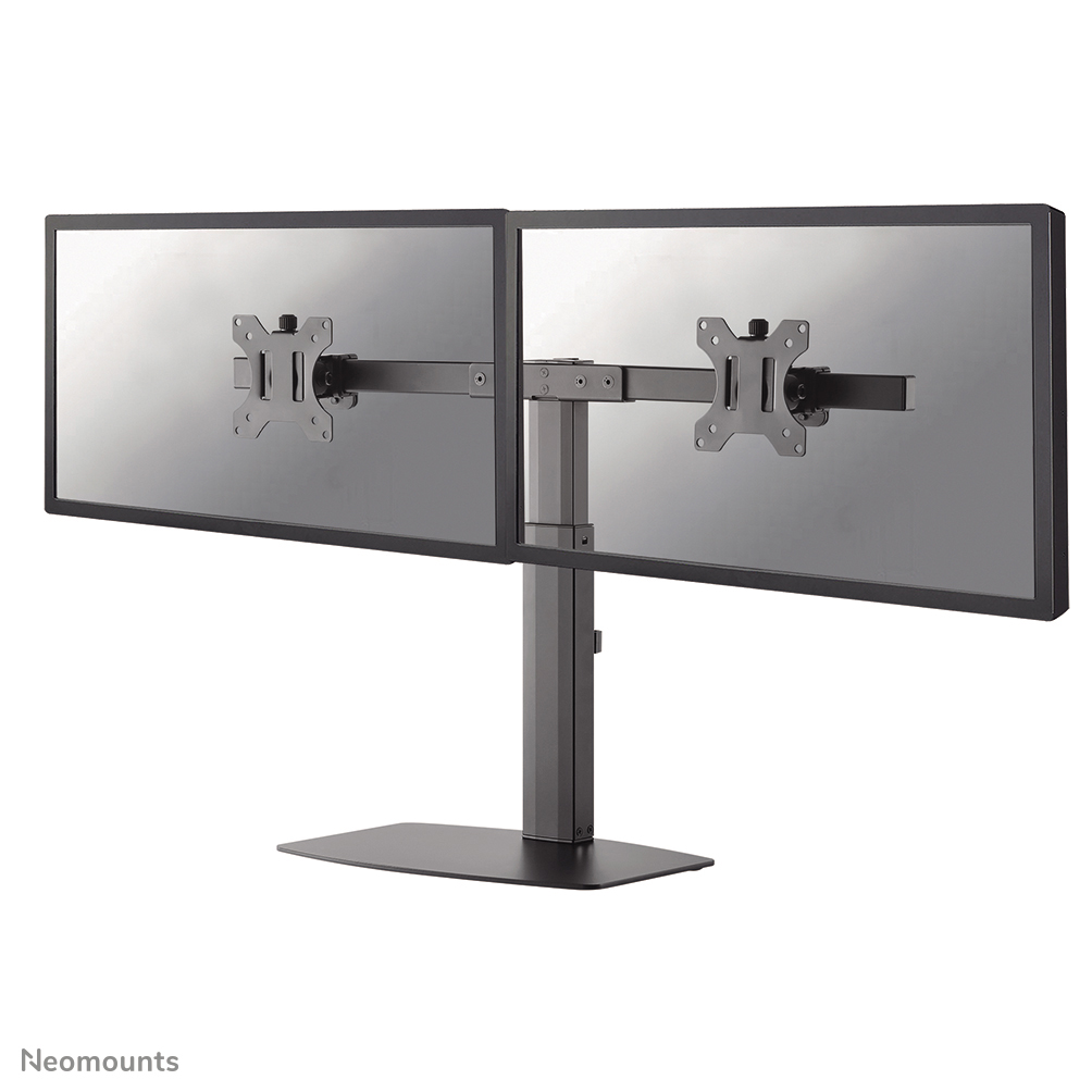 Neomounts FPMA-D865DBLACK Monitorstandaard 2 schermen - 10-27" - 0-6 kg/scherm - gasveer - zwart