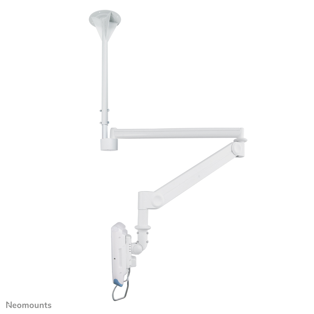 Neomounts FPMA-HAC100 Medische monitorarm plafond - 10-24" - h 0-170 cm - 1-6 kg - VESA 75x75-100x100 - gasveer - wit
