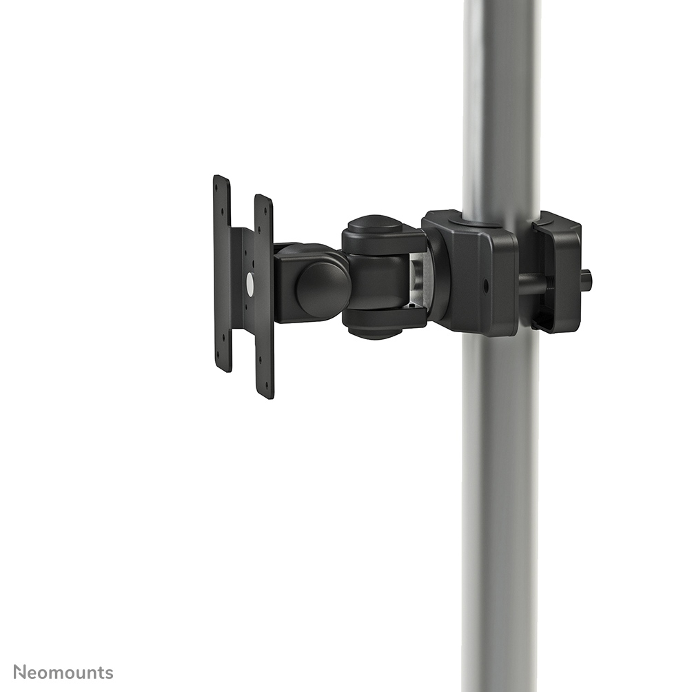 Neomounts FPMA-WP200BLACK is een kantel- en zwenkbare paalsteun voor LCD/LED/TFT scherm t/m 30" (76 cm).