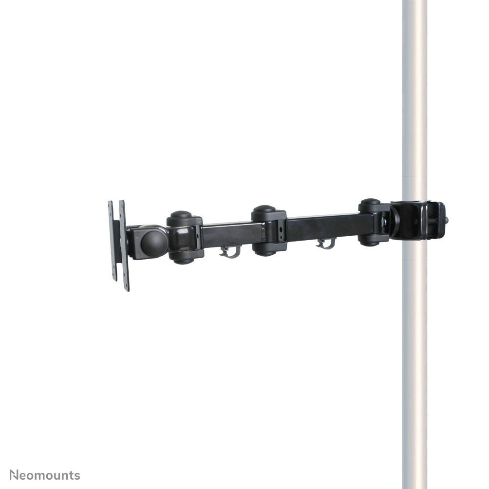 Neomounts FPMA-WP300BLACK is een kantel- en zwenkbare paalsteun voor LCD/LED/TFT scherm t/m 30" (76 cm).