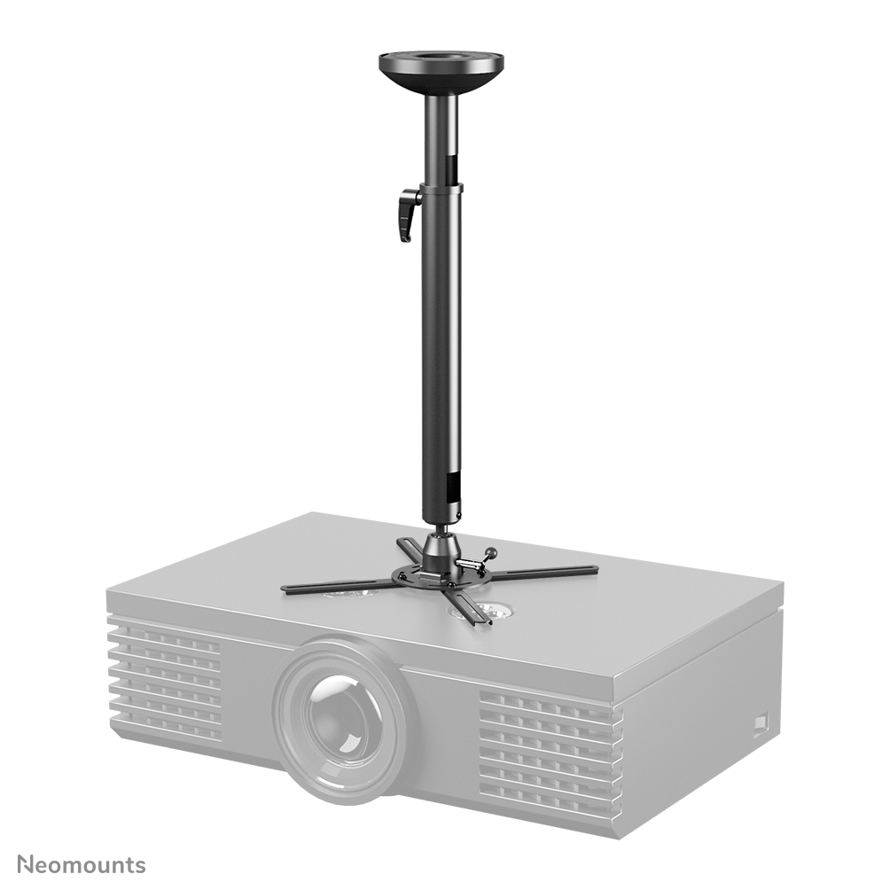 Neomounts Select NM-BC75BLACK is een universele plafondsteun voor beamers en projectoren.