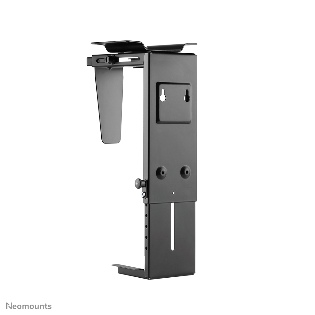 Neomounts Select NM-CPU100BLACK is een steun waarmee u een PC of thin client aan het bureau bevestigt.