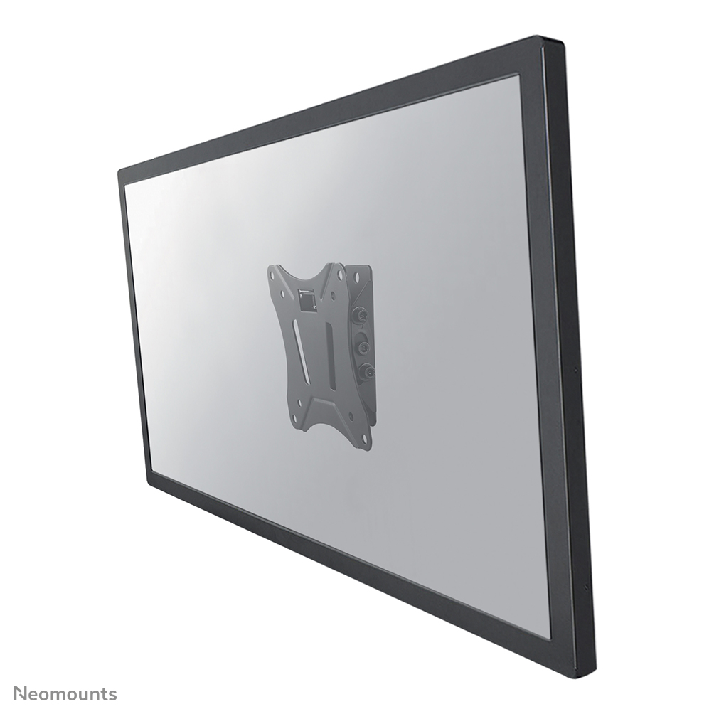 Neomounts NM-W60BLACK Kantelbare monitor/TV-beugel wand - 10-30" - max 25 kg - VESA 75x75-100x100 - d 3,4 cm - zwart