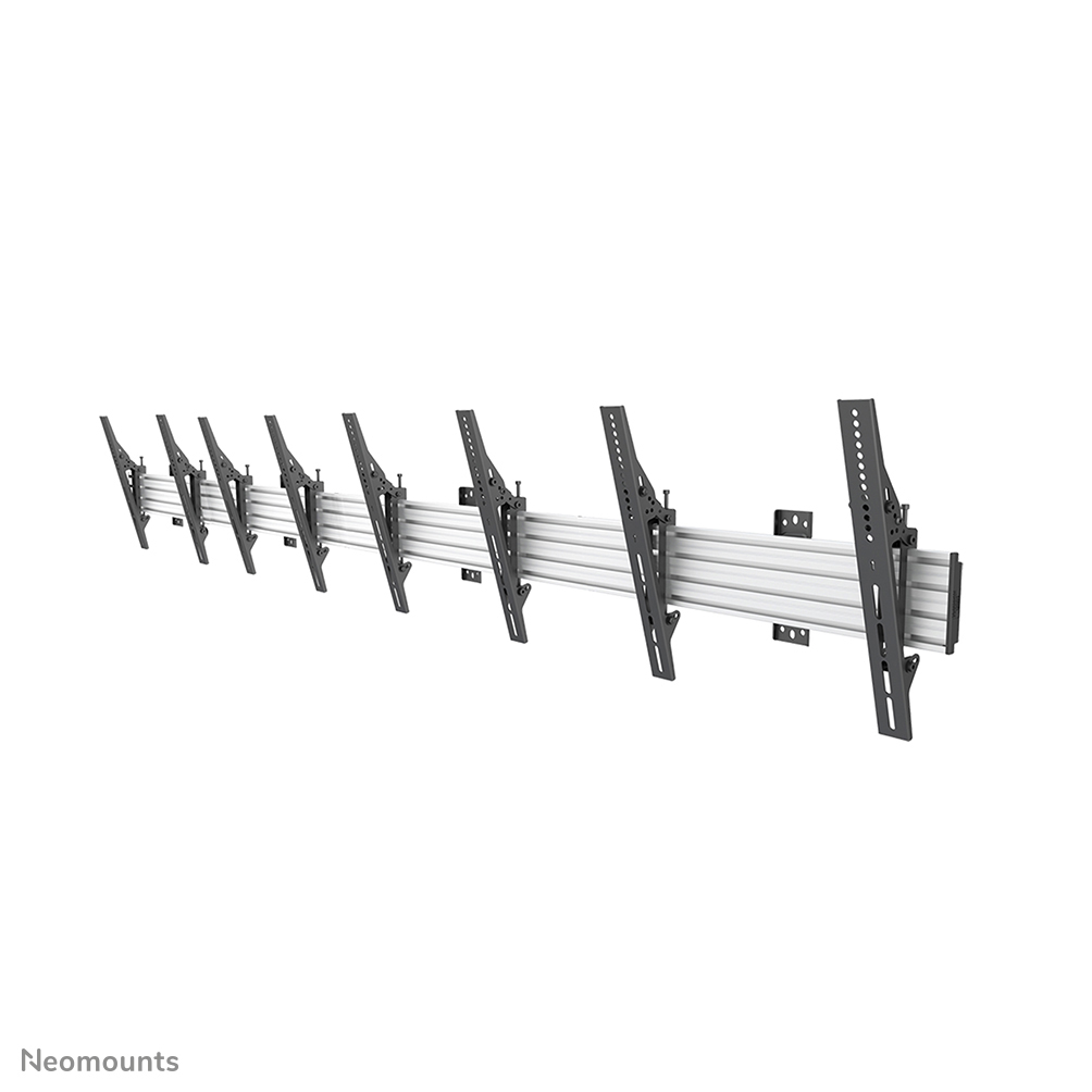 Neomounts NMPRO-WMB4 Menuboard muurbeugel 4 schermen - 32-55" - max 30 kg/scherm - VESA 100x100-600x400 - kantelbaar - zwart