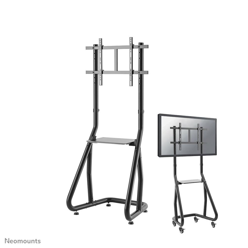 Neomounts by Newstar NS-M3600BLACK is een verrijdbaar meubel voor flat screens t/m 80" (203 cm).
