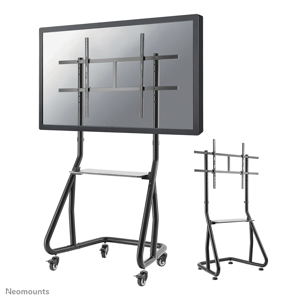 Neomounts by Newstar NS-M3800BLACK is een verrijdbaar meubel voor flat screens t/m 100" (254 cm).